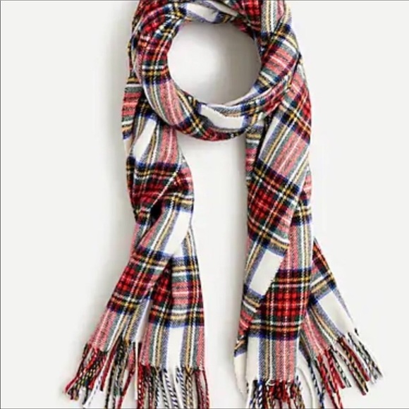 j crew plaid scarf